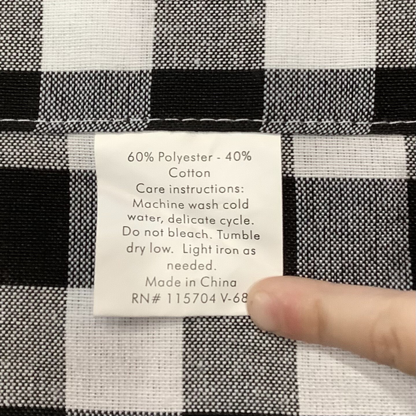 NWOT Kohl's Black and White Buffalo Plaid Curtain Panel Set eBay