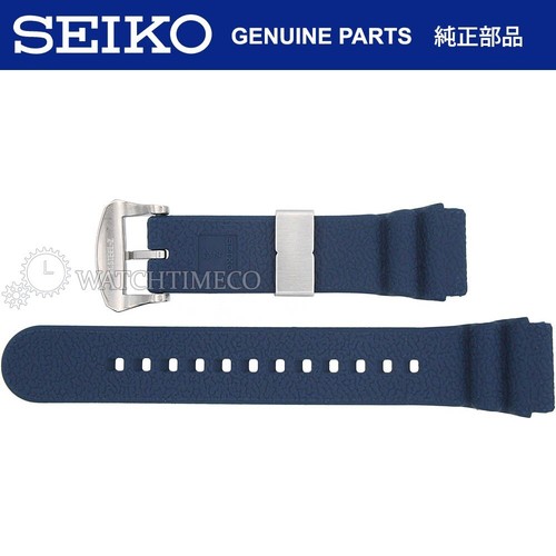 Cinturino orologio silicone originale SEIKO 22mm blu scuro SRPD43 SRP777 Prospex tartaruga - Foto 2 di 2