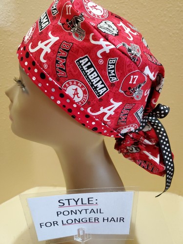 Women's Ponytail Surgical Scrub Hat/Cap 