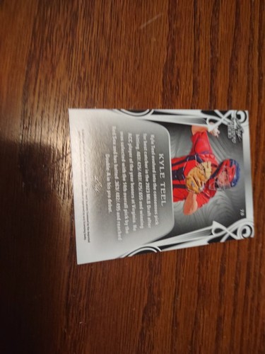 2023 Leaf Trinity * Kyle Teel * LEAF RC Rookie #73 * Boston Red Sox * C73 - Foto 3 di 4