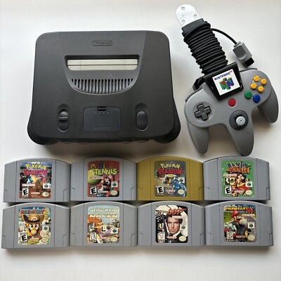 Nintendo 64 N64 Kiosk Not For Resale Demo NFR Mario Kart Pokemon