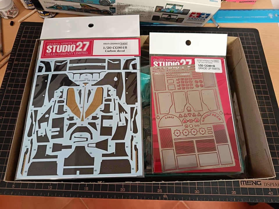 Leyton House CG901B + Carbon Decal e Fotoincisioni - Tamiya 1/20 - Immagine 2 di 4