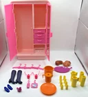 70s Barbie Dream House Furniture & Accessories Armoire Bird Skipper Kitchen Vtg