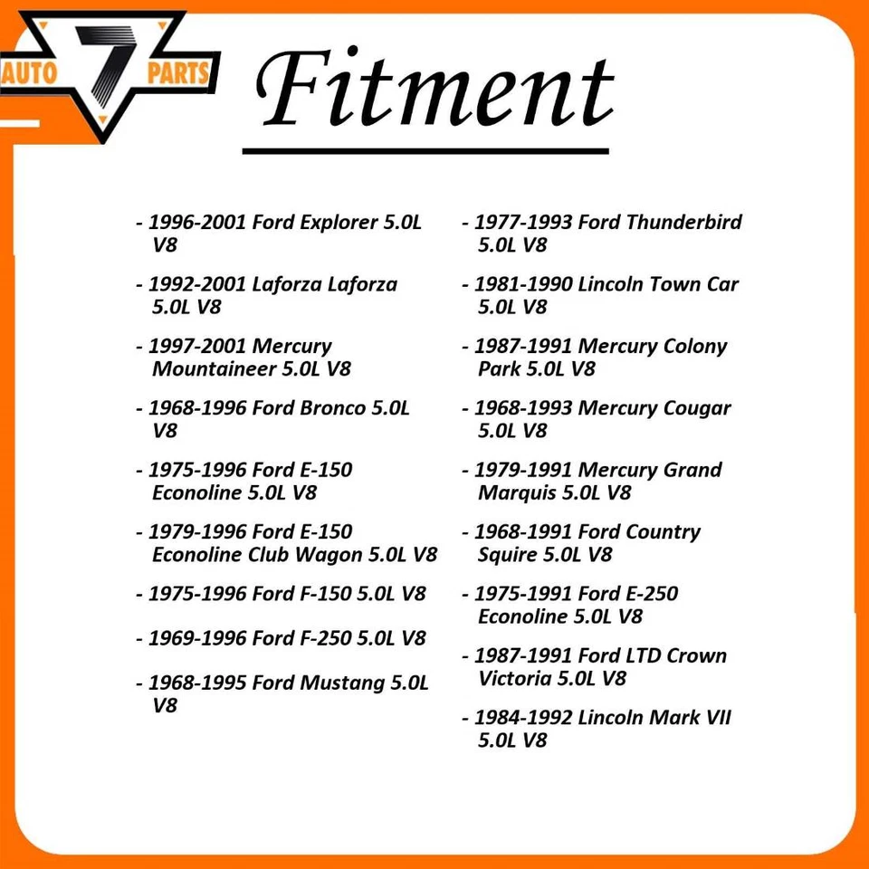 Juego de pernos de culata de motor MAHLE para Ford Bronco 1968-1996 Foto 2 de 4