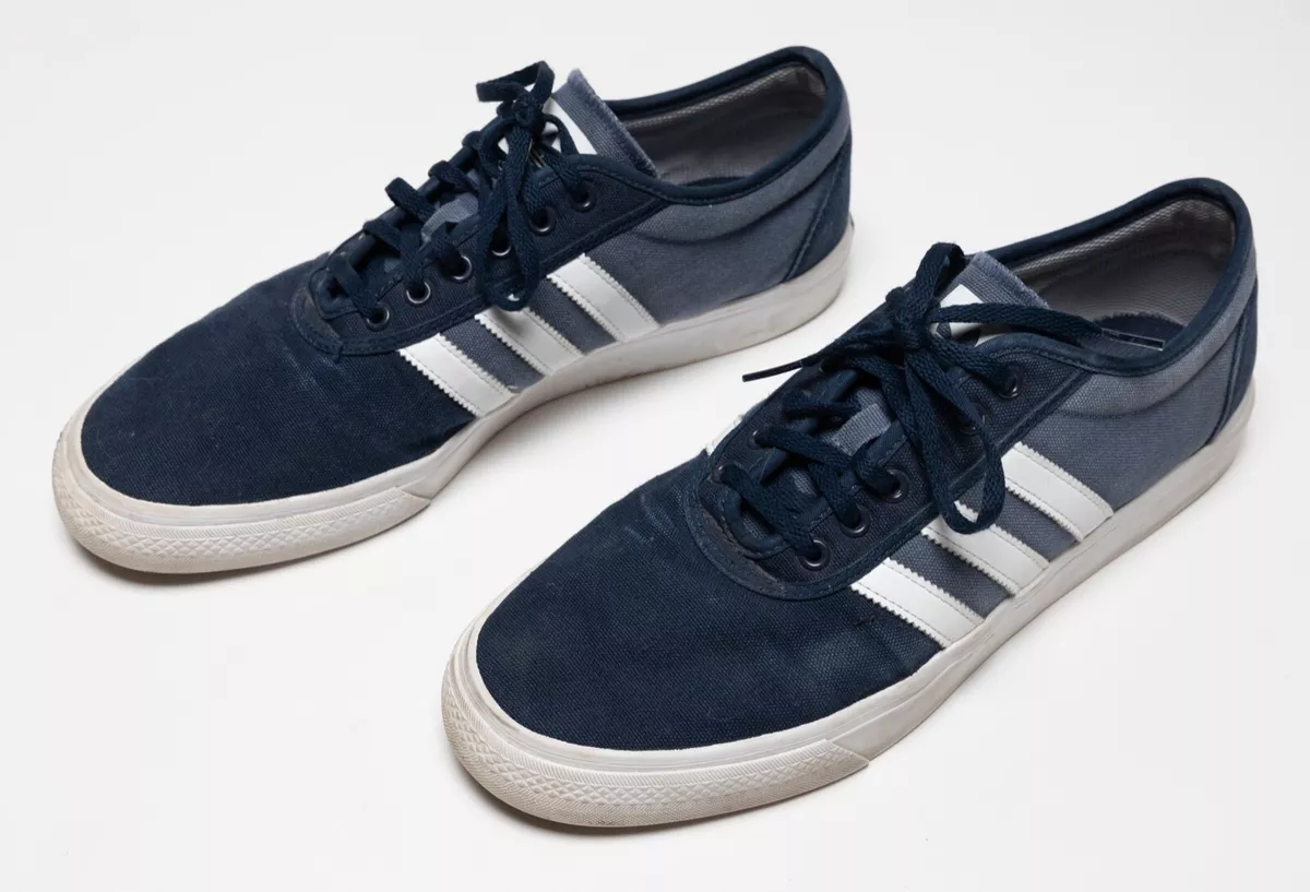 Mens Adiease Skateboarding Navy Blue Canvas Size US 12.5 | eBay