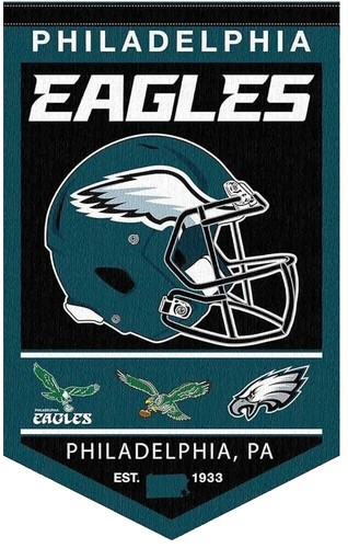 Adesivo decalcomania vinile Philadelphia Eagles #2 NFL logo squadra 1
