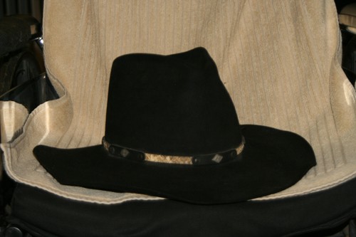 MENS HAT RESISTOL BLACK 4X BEAVER 