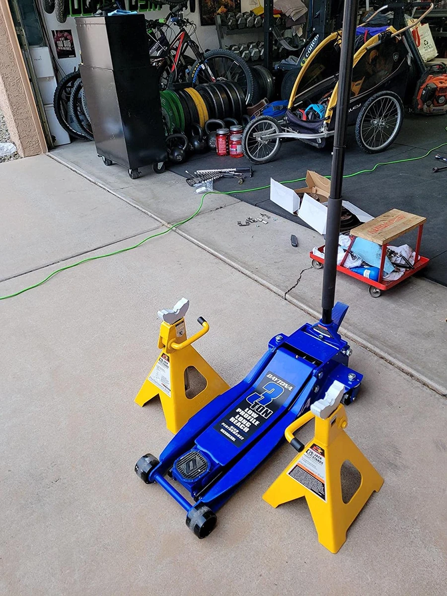 3 Ton Long Reach Low Profile Steel Heavy Duty Floor Jack with