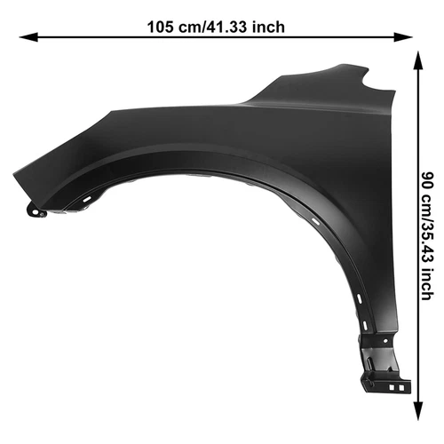 New Front Left Driver Side Fender fits 2013-2017 Buick Enclave OE# 22813293 - Picture 3 of 12