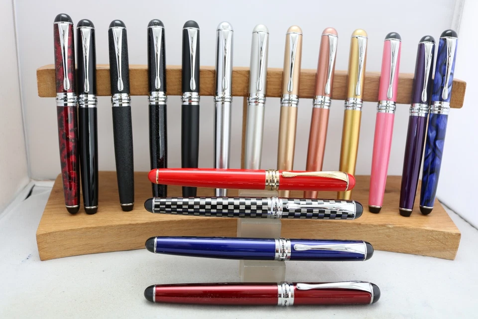 Jinhao x750 Medium Fountain Pens, 18 Different Finishes, UK Seller