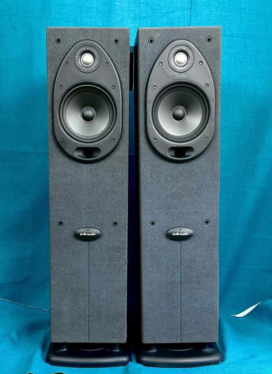 Polk Audio RT600 Tower Speakers - 8 ohms 150W - Nice for Medium Sized Room