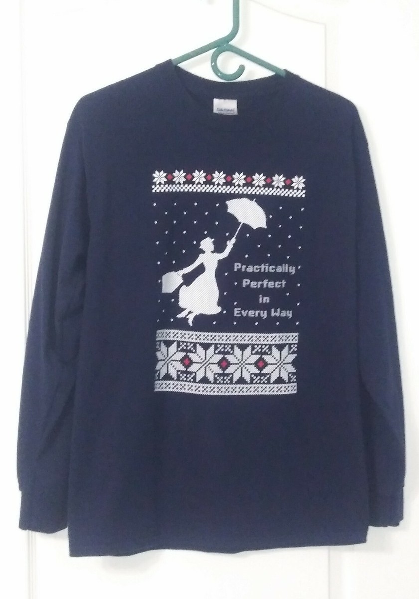Mary Poppins PRACTICALLY PERFECT IN EVERY WAY Womens Medium
