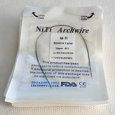 Dental Orthodontic Reverse Curve Arch Wire Niti Super Elastic Round
