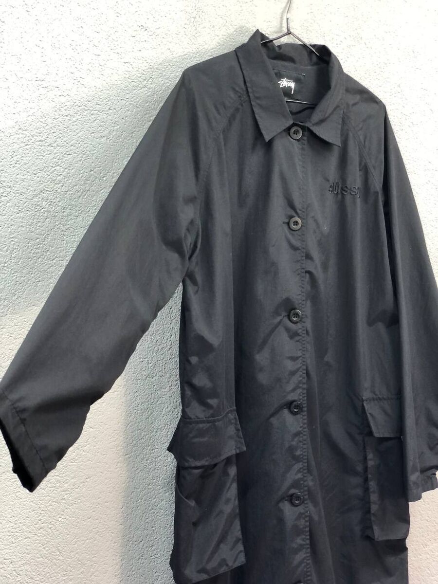 Stussy womens nylon trench coat Small | eBay Stussy womens nylon trench coat Small | eBay