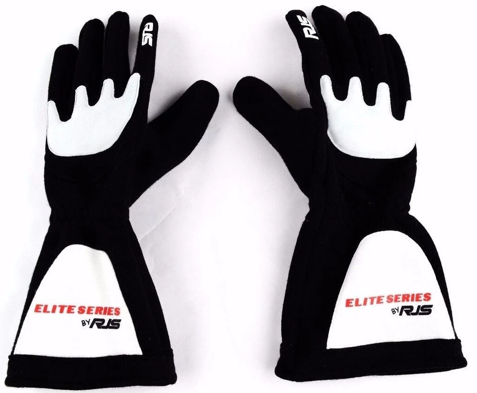 RJS RACING SFI 3.3/1 ELITE CONDUCCIÓN CARRERAS GUANTES NEGROS TALLA PEQUEÑA 600030118 Foto 4 de 4
