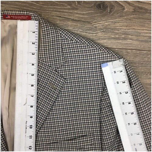 HART SCHAFFNER Mens Blazer Sport Coat Casual Jacket Size 50R Wool Suit USA - Picture 8 of 13