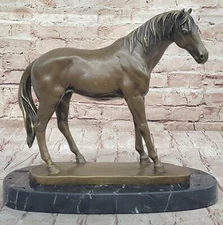  Home Lucky Art Deco Sculpture Bronze Marble Horse Statue Hot Cast Figurine Sale