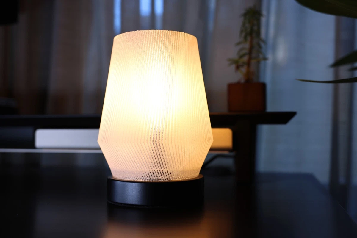 Minimalist Table Lamp, Modern Desk Light, Zen Mood Lighting, Eco  Friendly