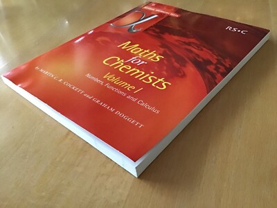 Cockett/Doggett: Maths for Chemists Volume 1 in English