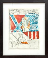 Larry Rivers, The Last Civil War Veteran, Screenprint and Pochoir, signed, numbe