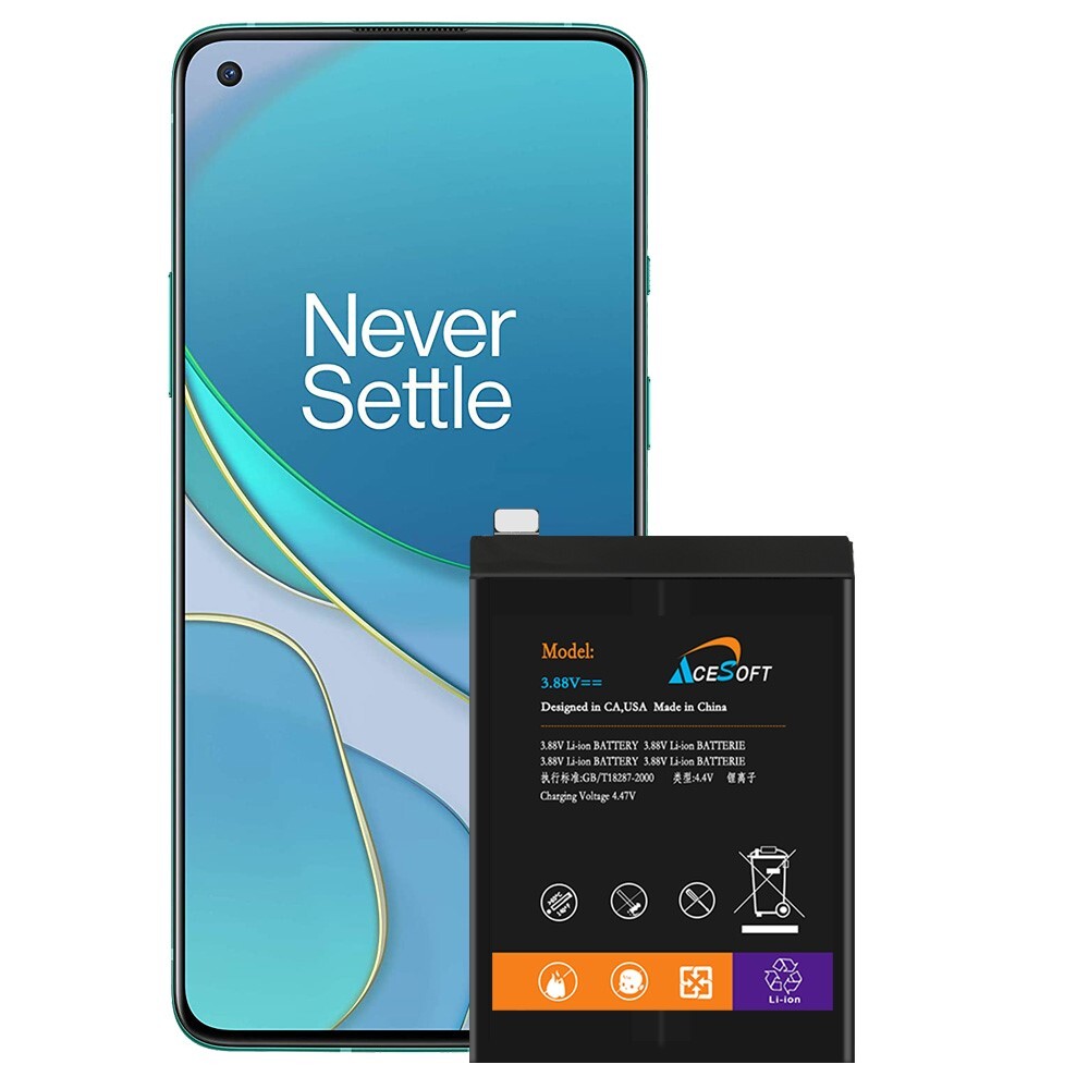 For T-Mobile OnePlus 8T Plus 5G Long Endurance 4600mAh Extended Slim Battery USA