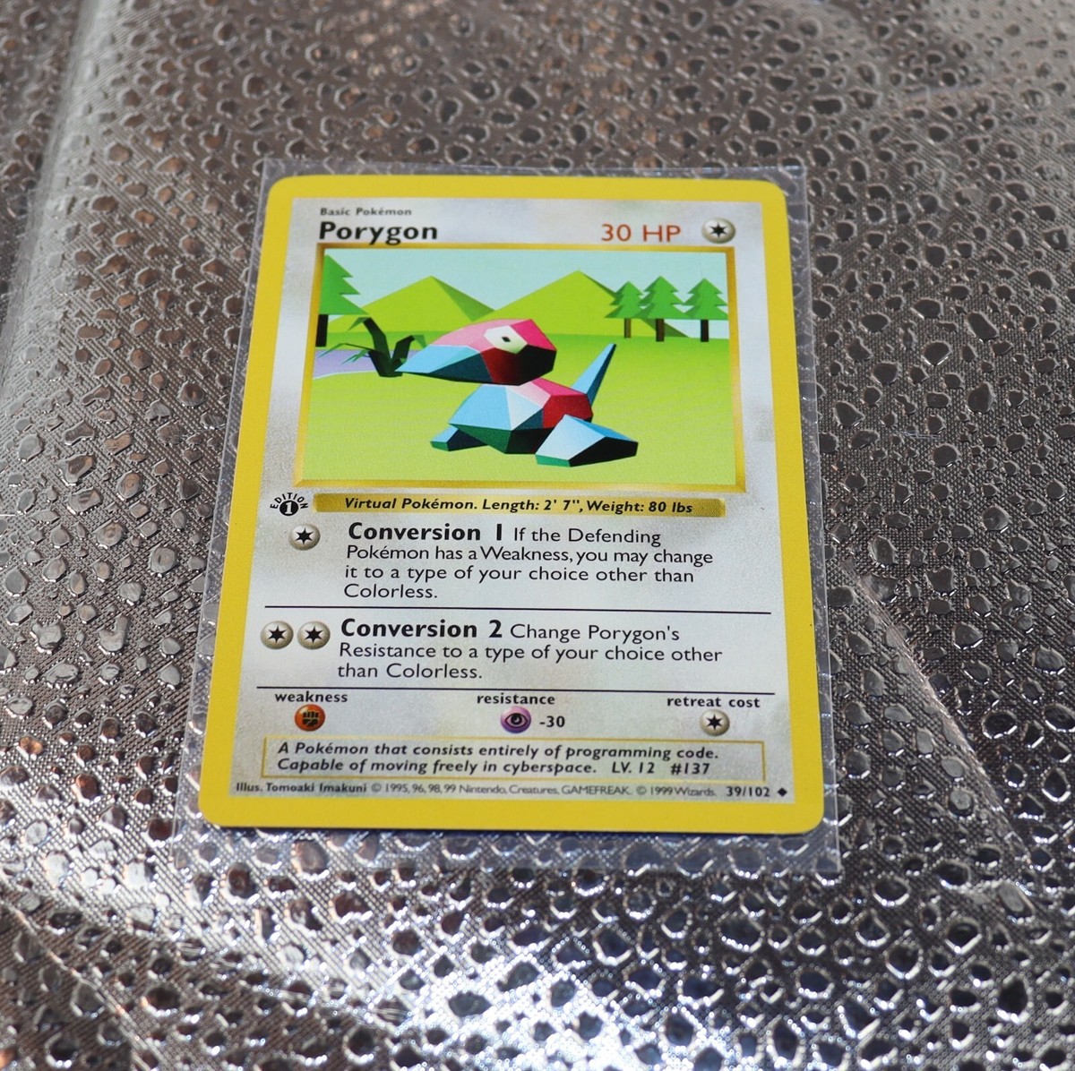 1995 porygon pokemon card value Pokémon TCG 39/102 Base Set 1st Edition Shadowless Uncommon LP+ Neo Revelation Unlimited Type Pokemon - Brandclub - Pokemon