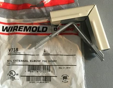 *NEW* Wiremold Legrand V718 700 series External 90 Degree Elbow