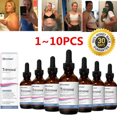 Trimova Metabolism Boosting Drops   Natural Vitamin Supplement for Men Wome S8R4