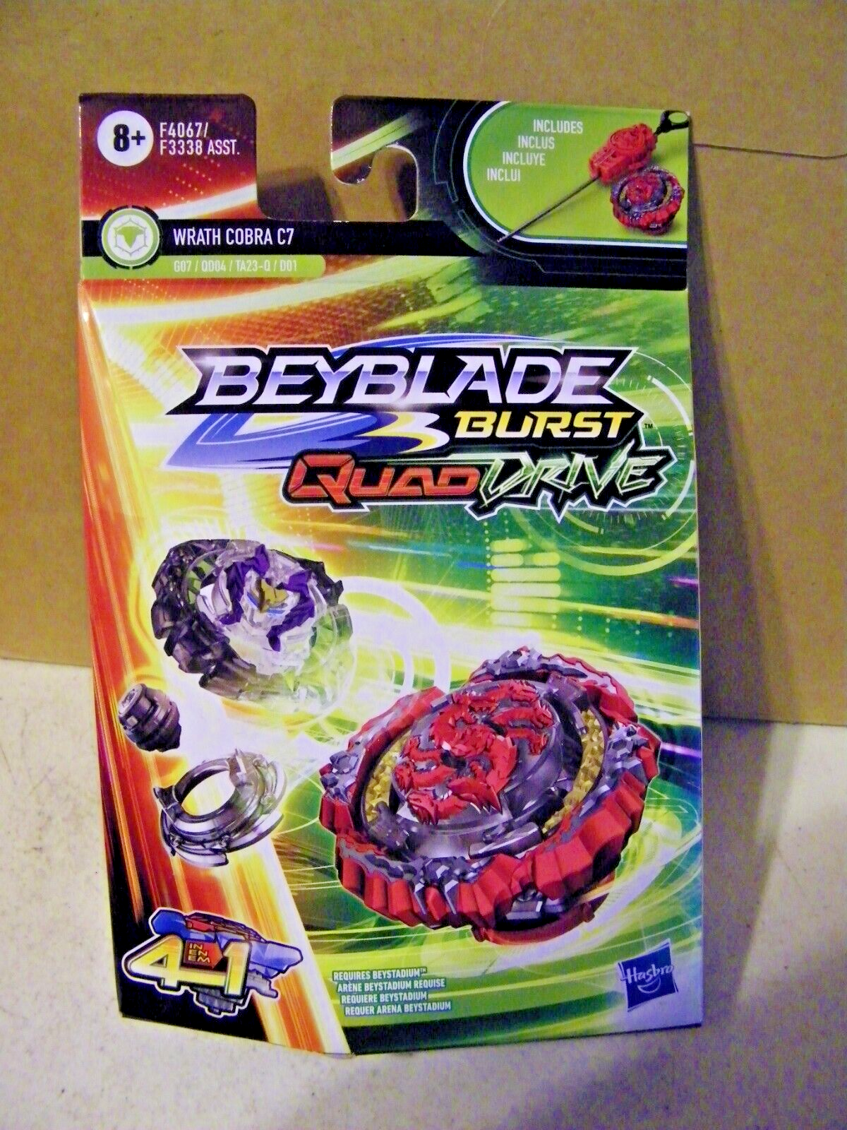 Jogo - Piao BeyBlade - Wrath Cobra - Vermelho HASBRO