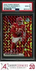 2020 PANINI MOSAIC REACTIVE GOLD PRIZM #1 PATRICK MAHOMES II CHIEFS PSA 10