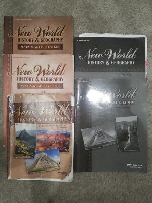 New World History and geography 6th grade A beka book 4 th edition lot ...