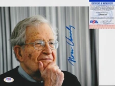 Noam Chomsky Philosopher Signed Autograph 8x10 Photo PSA/DNA COA #3