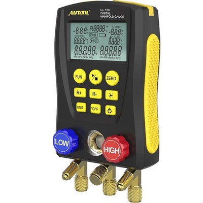 Car Air Conditioning Tester Refrigeration Digital HVAC Medium Vacuum Pressure 