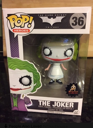 Custom Funko Pop! Joker Nurse Dark Knight Heath Ledger Batman Superman Hanmuman