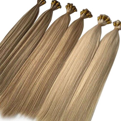 Brazilian Straight Hand Tied Sew in Weft Invisible 100% Remy Human Hair 100g - Picture 10 of 21