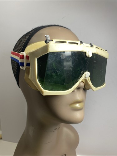 Vintage Tavas 60s 70s Ski Snowboard Goggles With New Spare Green And ...