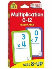 School Zone Multiplication 0-12 Flash - Cards, by School Zone; Joan - Good