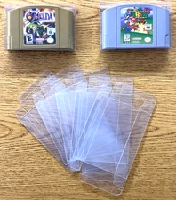 5 Cartridge Protectors for Nintendo 64 N64 Cart Game Clear Display Case NEW