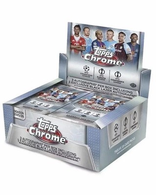 2025/2026 Topps Chrome UEFA Club Competitions Soccer Jumbo Box
