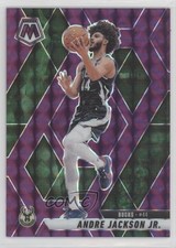 2024-25 Panini Mosaic Purple Mosaic Prizm 75/99 Andre Jackson Jr #181 1u6