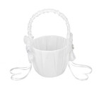 13 *22cm Flower Girl Basket with Bowknot Girls Wedding Decoration