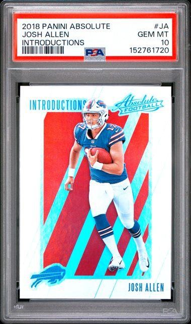 Josh Allen Panini Absolute Introductions #INJA Base