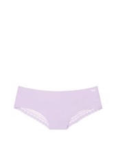 Victoria's Secret PINK No-Show Dot Lace Trim Cheekster Panty Lilac