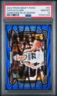 Caitlin Clark 2024 Panini Prizm #57 Variation-Blue Seismic /149 PSA 10