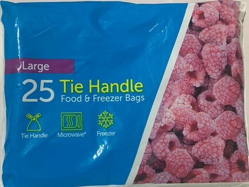 Food Bags Tie handle Fridge Freezer Bags Zip Lock Sandwich bags Resealable bags - Picture 15 of 19