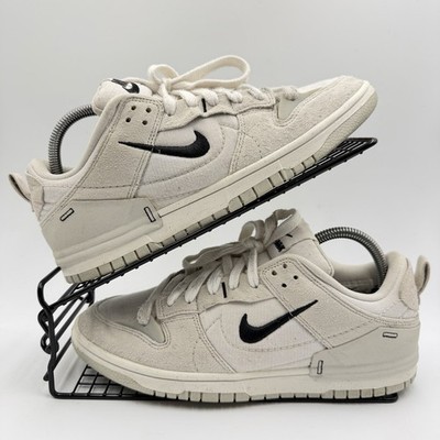Nike Dunk Low Disrupt 2 Beige Wildleder Weiß Turnschuhe Größe UK 7 Herren DH4402-101