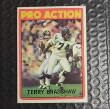 Topps 1972 Pro Action Terry Bradshaw #120 Pittsburgh Steelers Football NFL