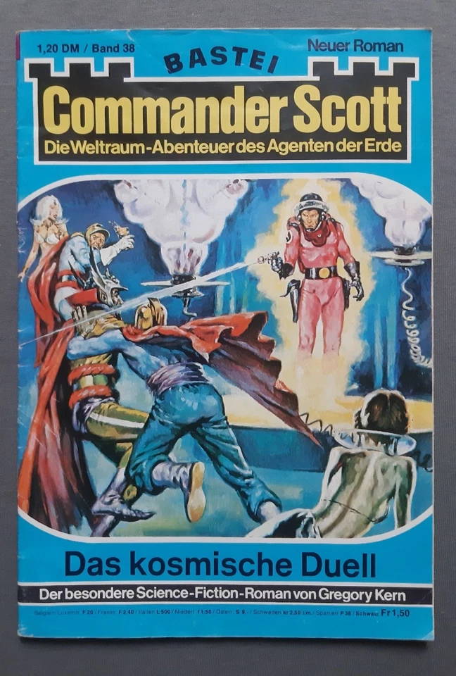 COMMANDER SCOTT Nr. 38 - 1. Auflage - Bastei Science Fiction Roman von 1976 - Bild 1 von 1