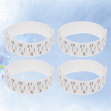 4 Pcs Bracelet Measuring Tool PU Material Bangle Gauge Sizer Jewelry Wrist