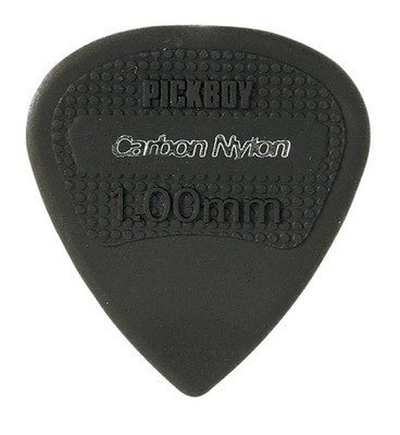 10-Pack 1.00mm Edge Sharp Tip Carbon/Nylon Guitar Picks Heavy Gauge